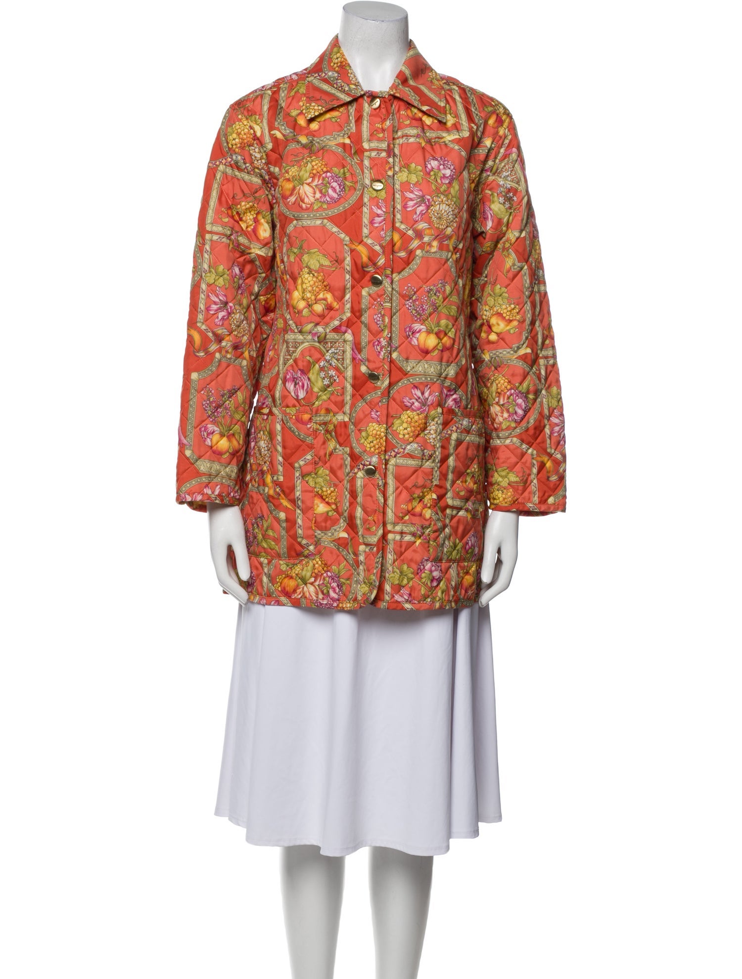 Salvatore Ferragamo Printed Coat