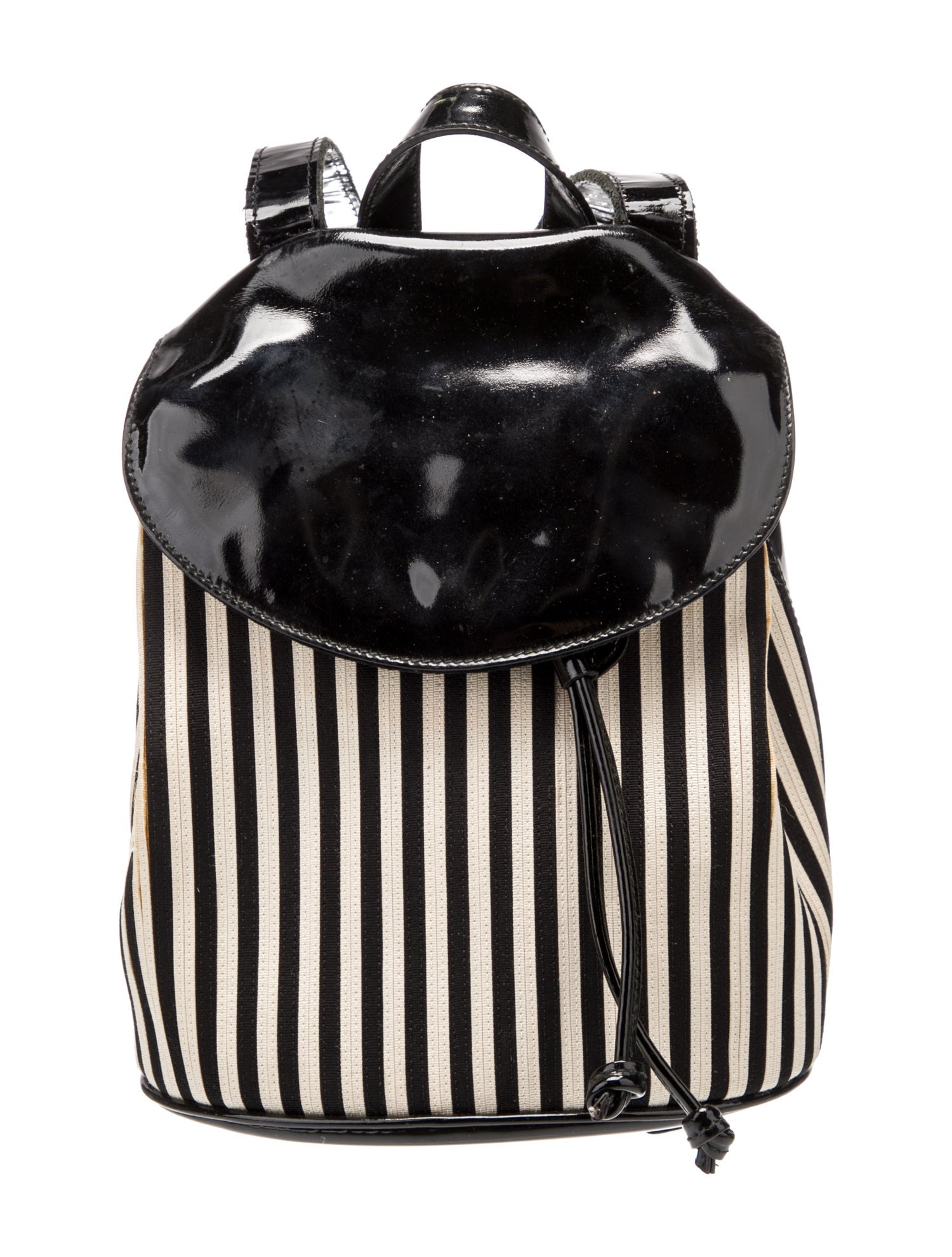 Salvatore Ferragamo Patent Leather Backpack