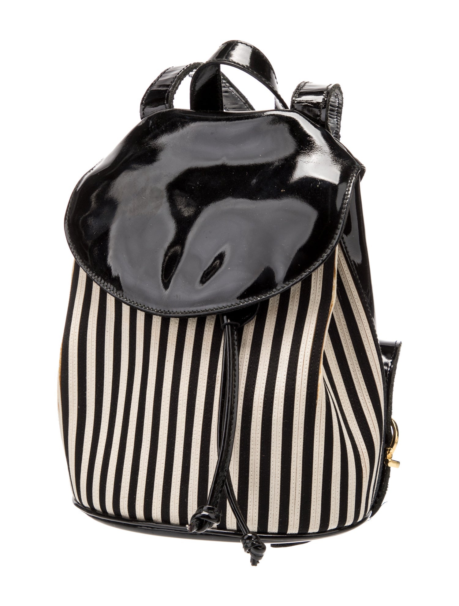Salvatore Ferragamo Patent Leather Backpack
