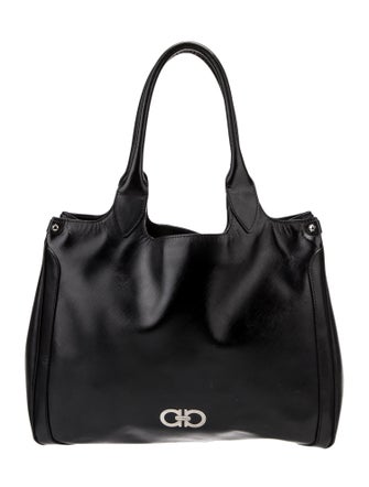 Salvatore Ferragamo Gancini Top Handle Bag