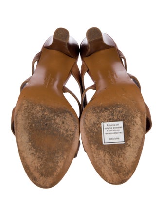 Salvatore Ferragamo Leather Slides