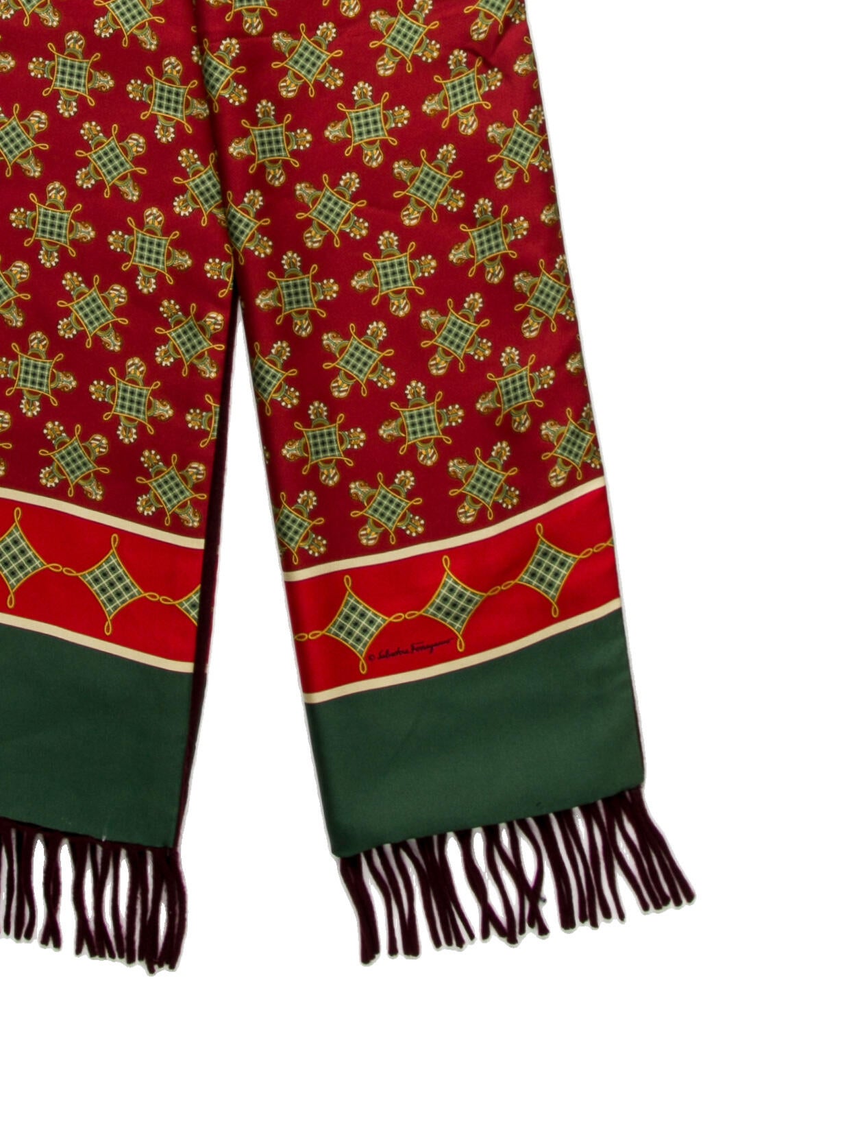 Salvatore Ferragamo Cashmere Printed Scarf