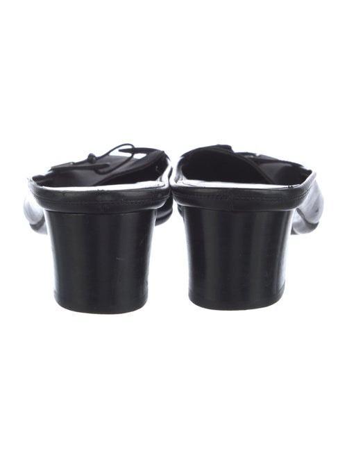 Salvatore Ferragamo Horsebit Accent Leather Mules