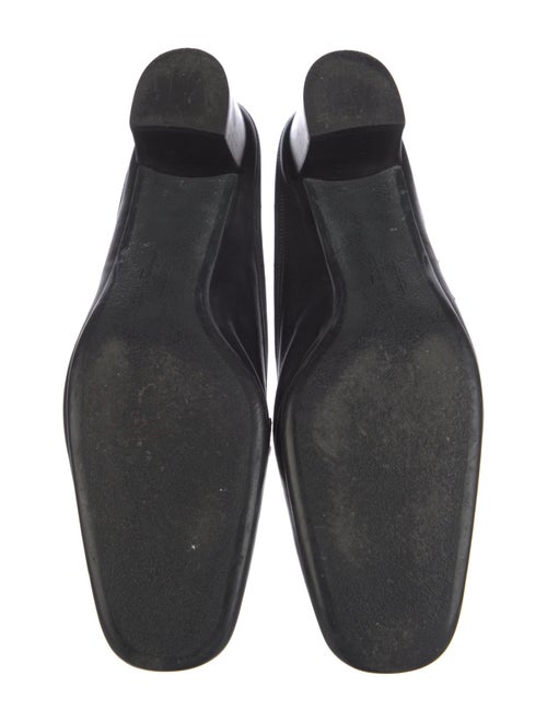 Salvatore Ferragamo Horsebit Accent Leather Mules