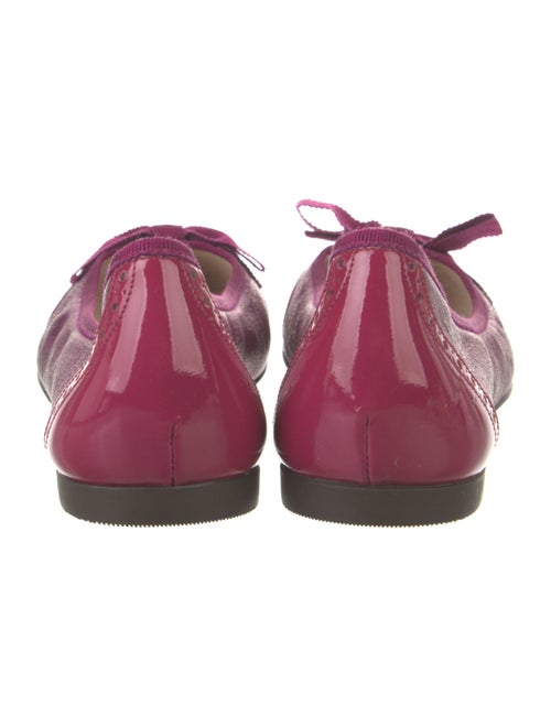 Salvatore Ferragamo Vara Bow Accent Patent Leather Ballet Flats