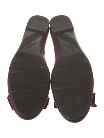 Salvatore Ferragamo Vara Bow Accent Patent Leather Ballet Flats