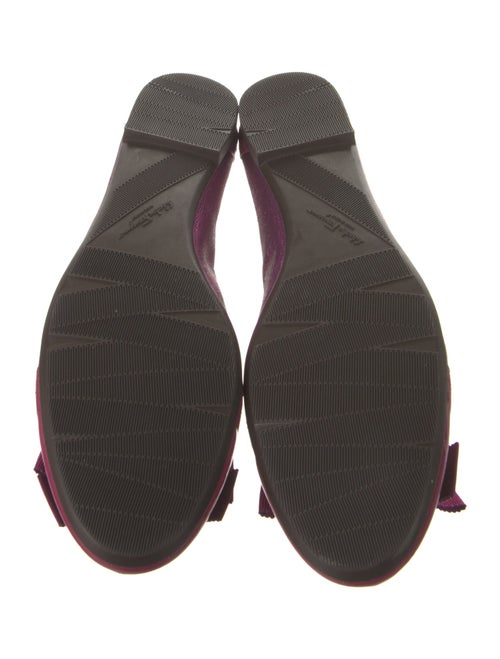 Salvatore Ferragamo Vara Bow Accent Patent Leather Ballet Flats