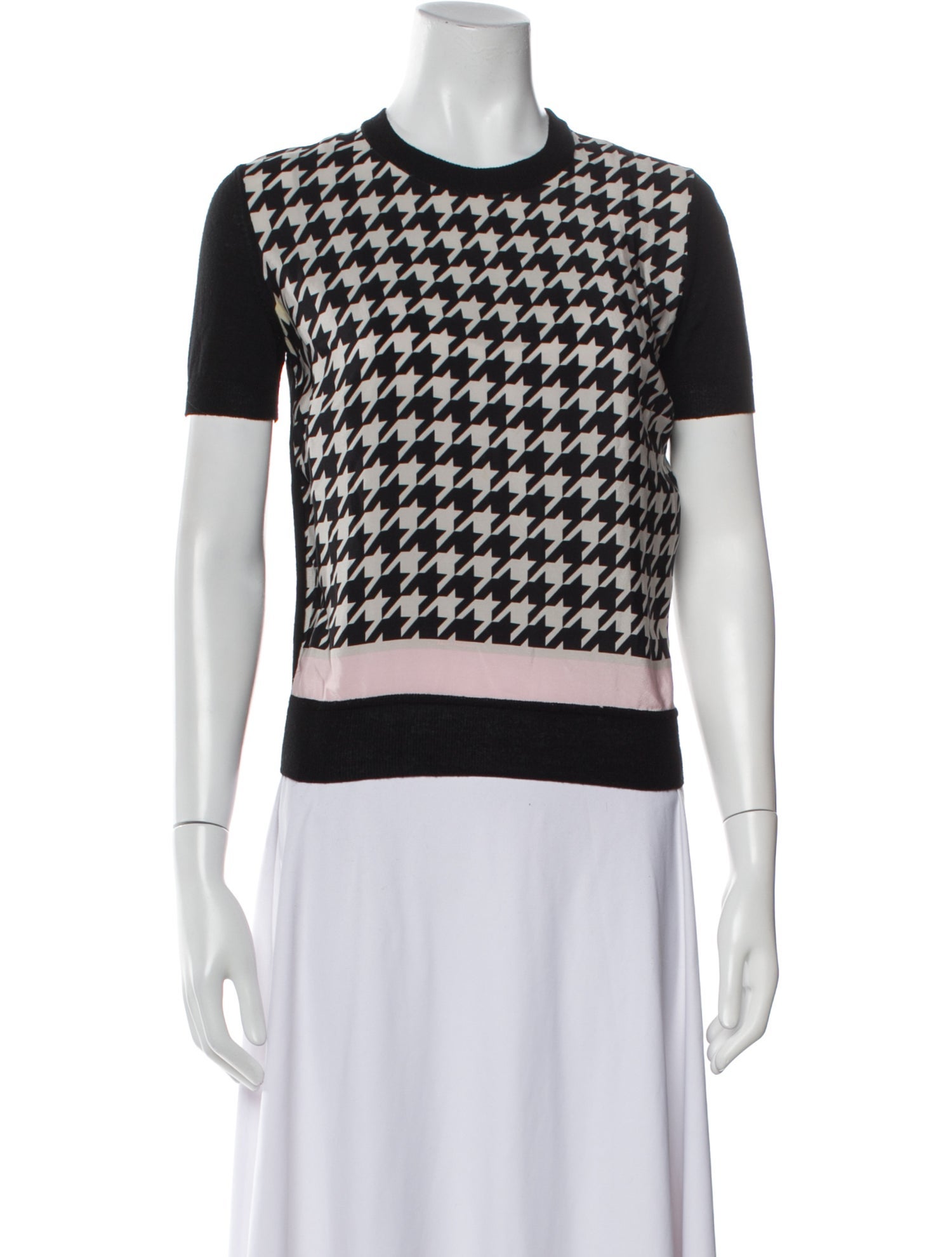 Salvatore Ferragamo Wool Striped Top