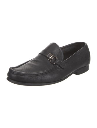 Salvatore Ferragamo Leather Monk Straps