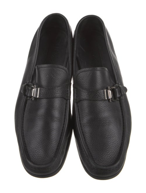 Salvatore Ferragamo Leather Monk Straps