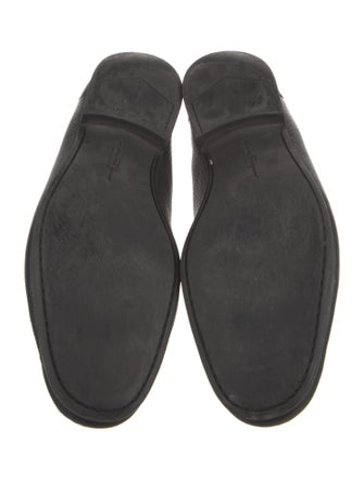 Salvatore Ferragamo Leather Monk Straps