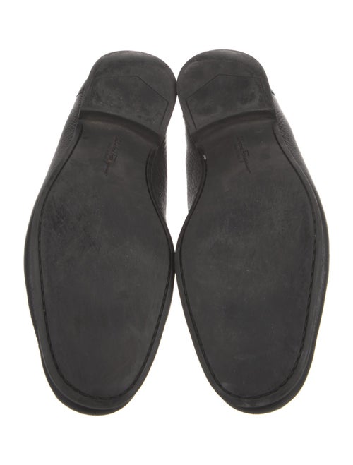 Salvatore Ferragamo Leather Monk Straps