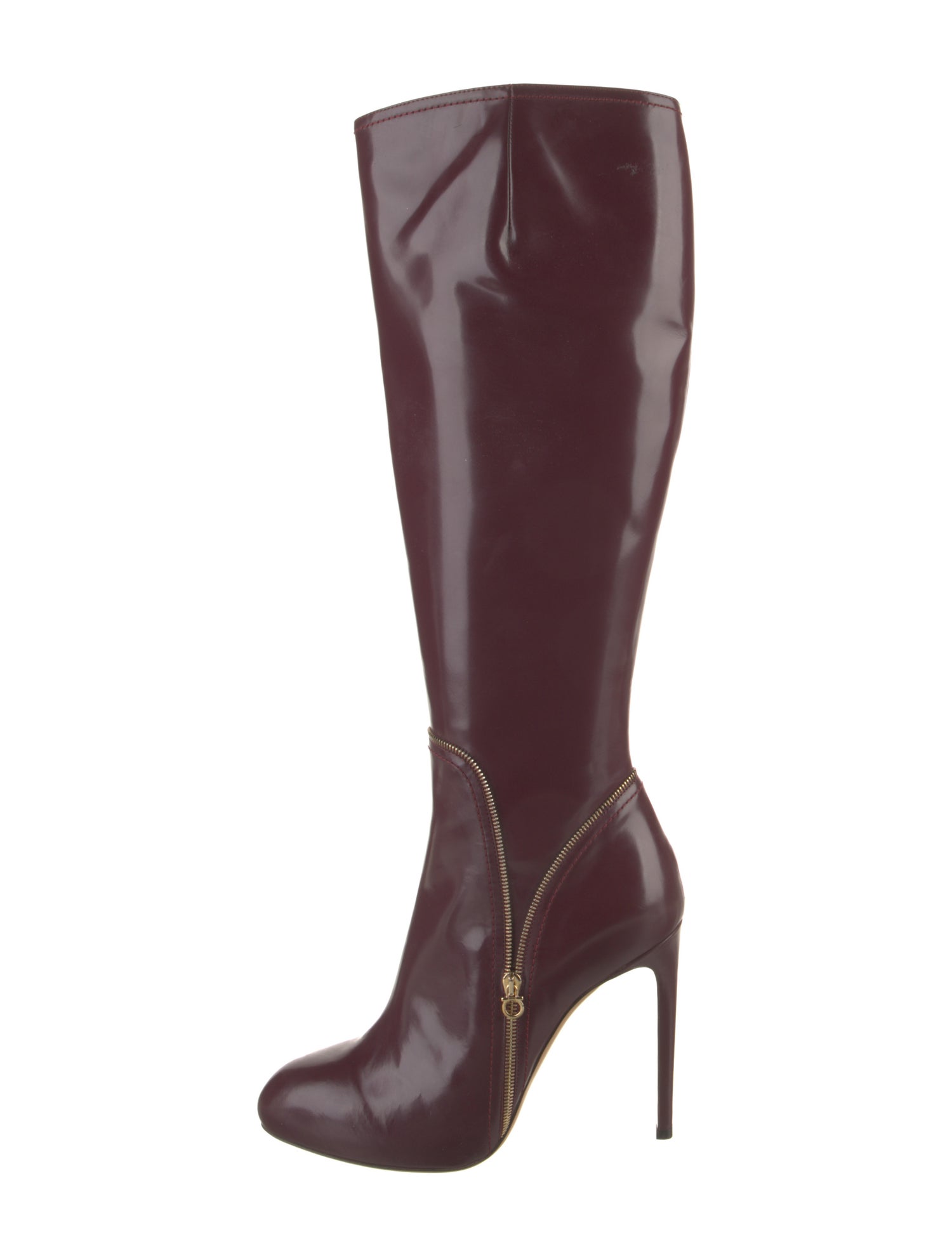 Salvatore Ferragamo Patent Leather Boots