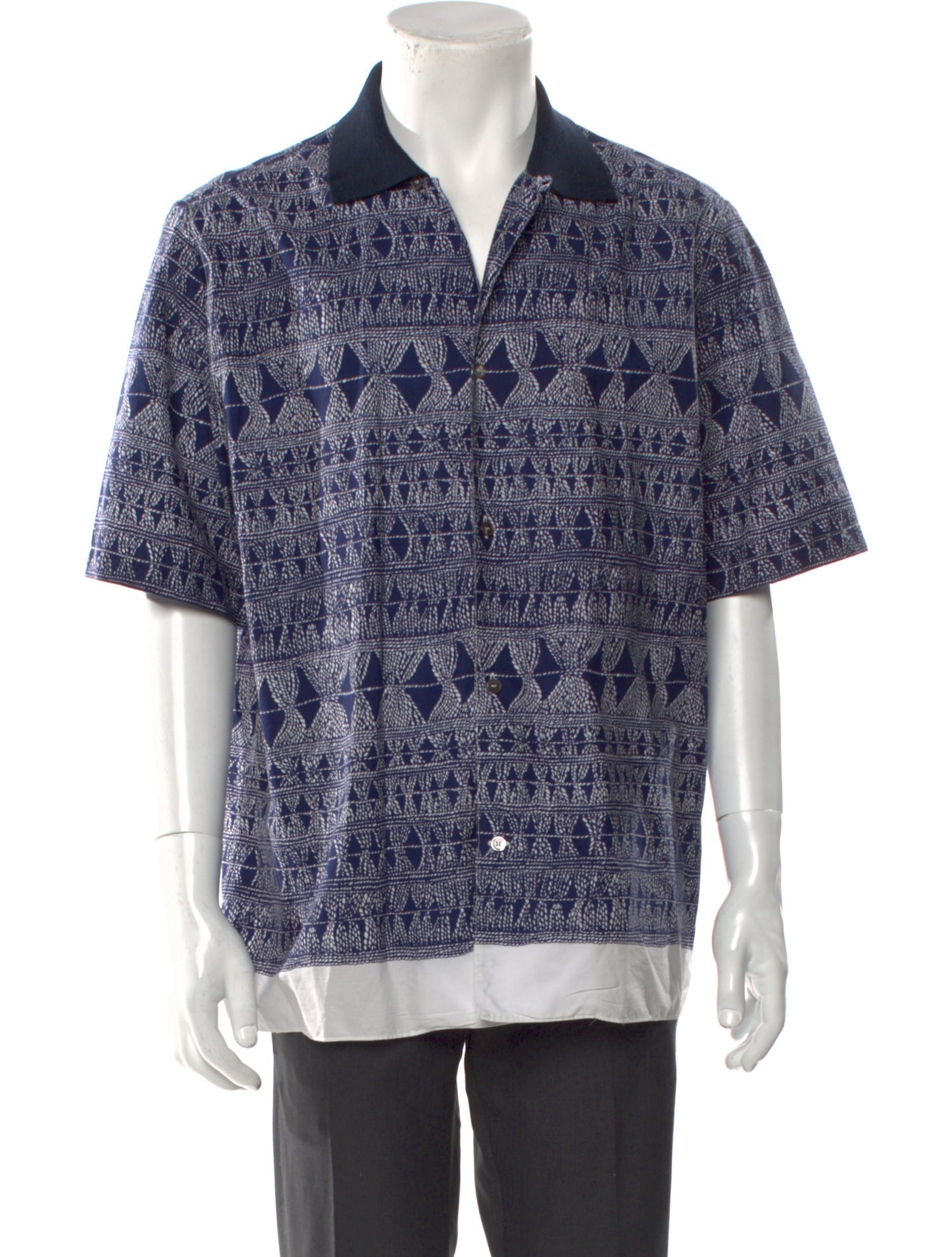 Salvatore Ferragamo Printed Short Sleeve Shirt