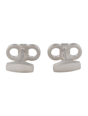 Salvatore Ferragamo Double Gancini Cufflinks