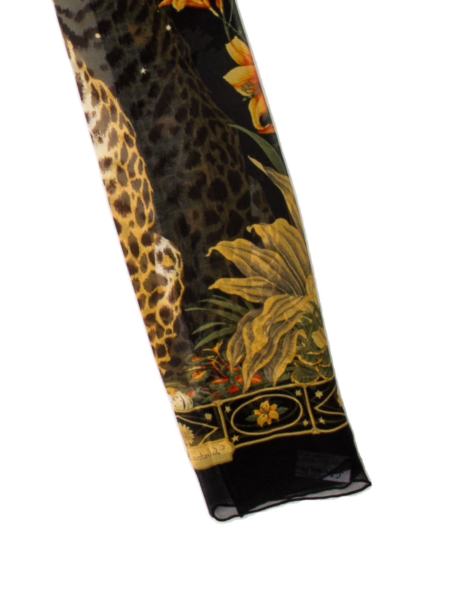 Salvatore Ferragamo Silk Printed Scarf