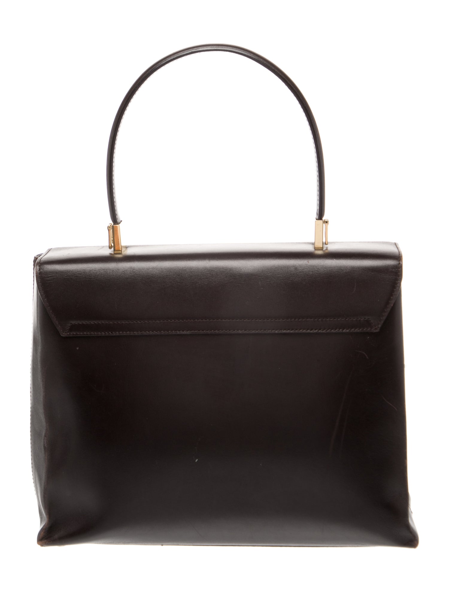 Salvatore Ferragamo Leather Top Handle Bag