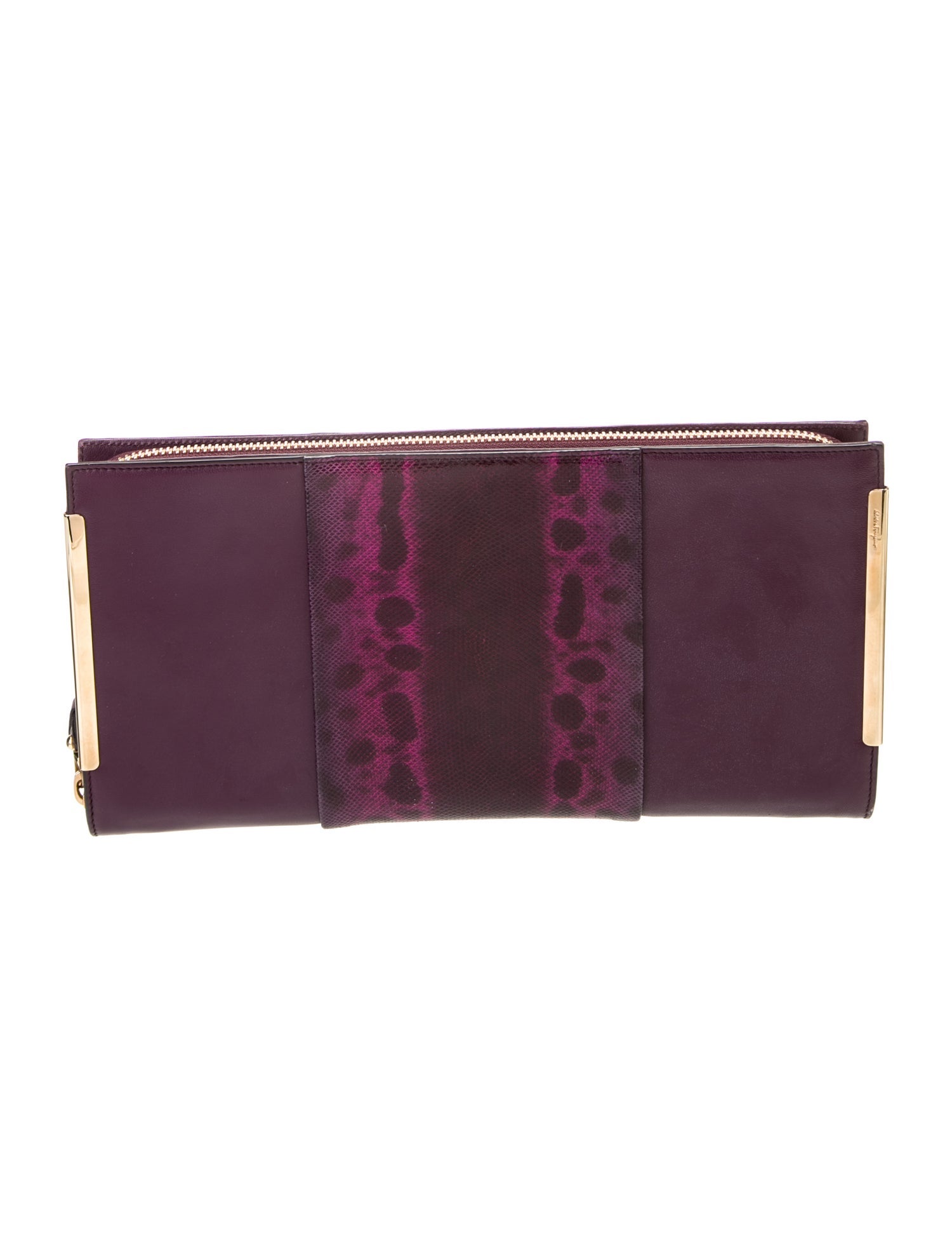 Salvatore Ferragamo Leather Clutch