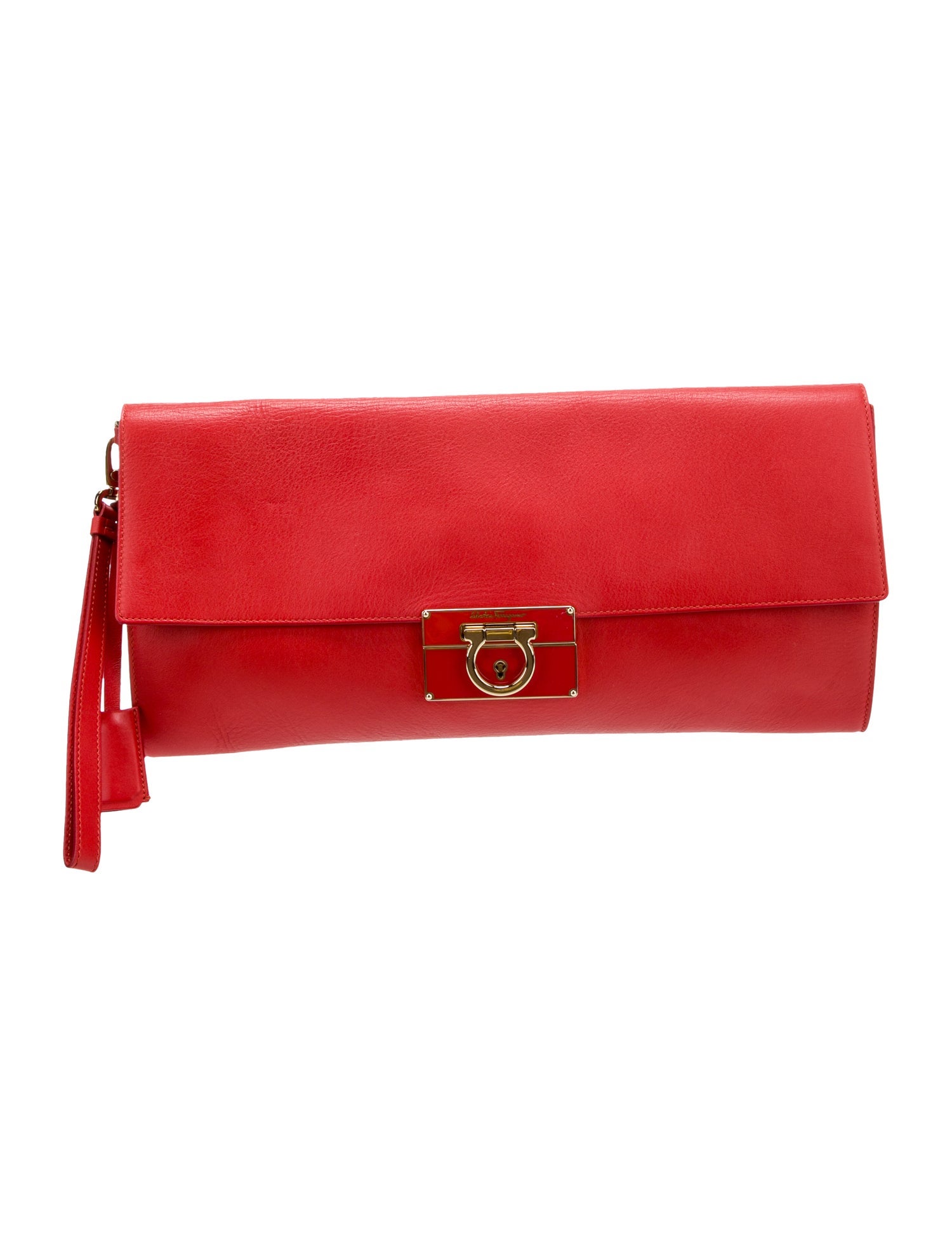 Salvatore Ferragamo Leather Clutch