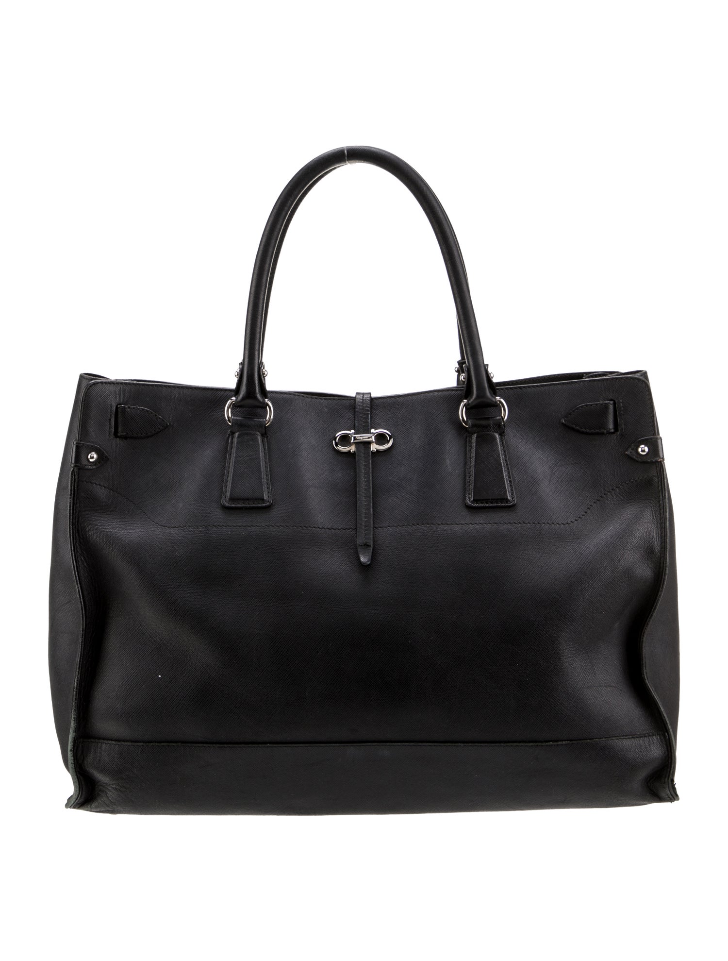 Salvatore Ferragamo Gancini Top Handle Bag