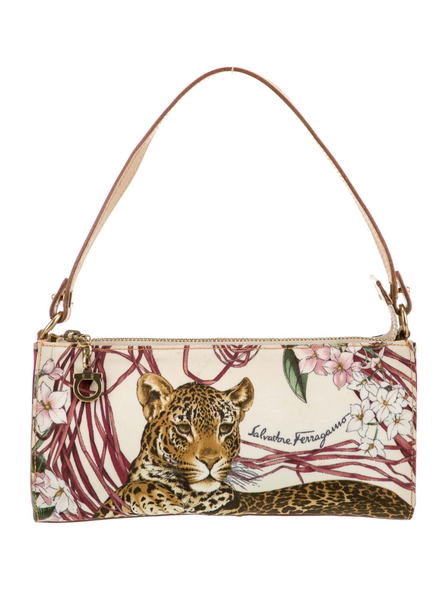 Salvatore Ferragamo Nylon Shoulder Bag