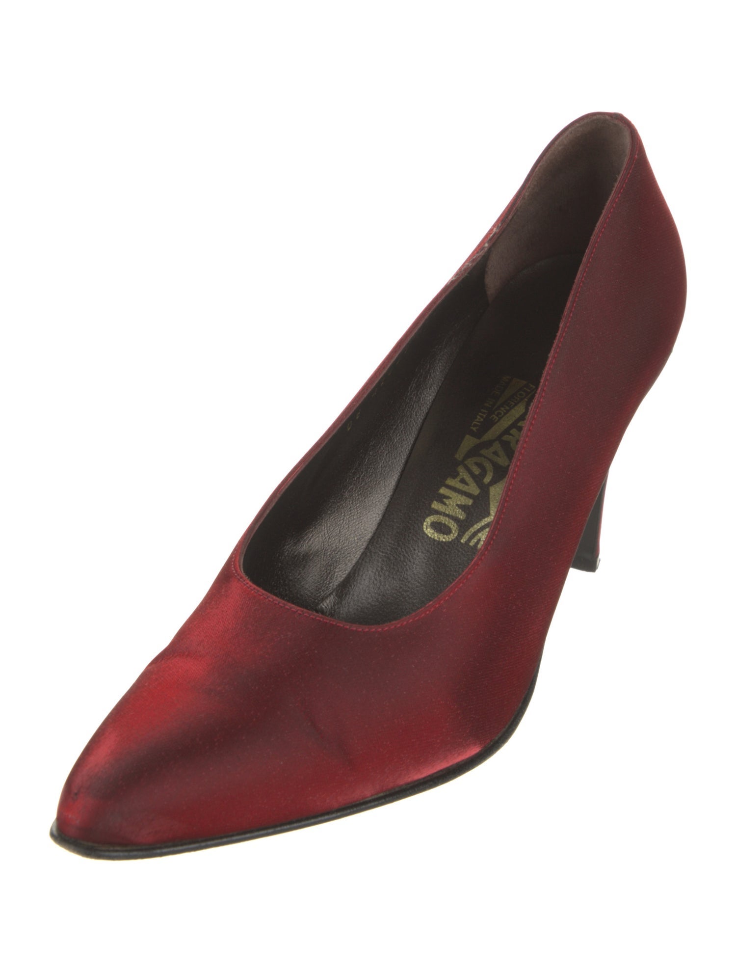 Salvatore Ferragamo Satin Pumps