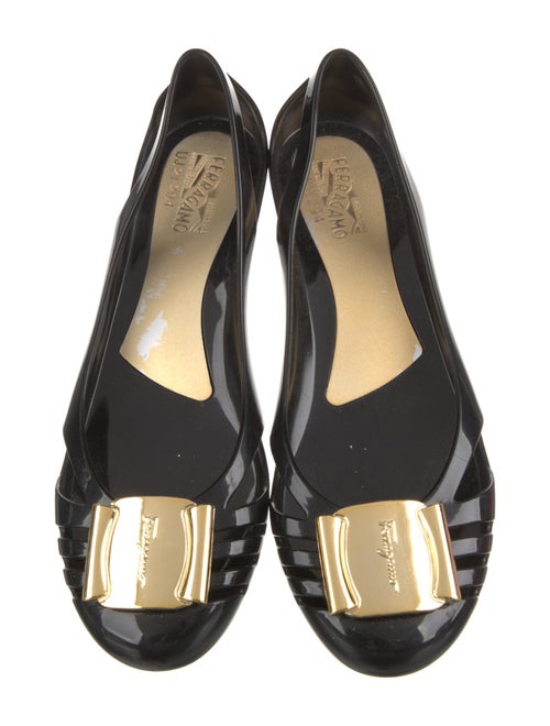 Salvatore Ferragamo Rubber Ballet Flats