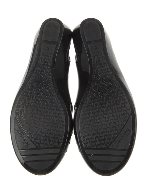 Salvatore Ferragamo Rubber Ballet Flats