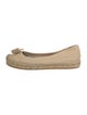 Salvatore Ferragamo Vara Bow Accent Canvas Espadrilles