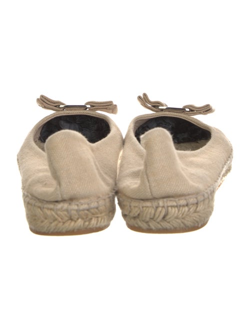 Salvatore Ferragamo Vara Bow Accent Canvas Espadrilles