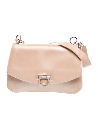 Salvatore Ferragamo Saffiano Leather Shoulder Bag