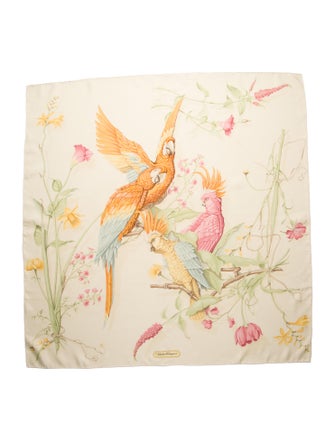 Salvatore Ferragamo Silk Printed Scarf