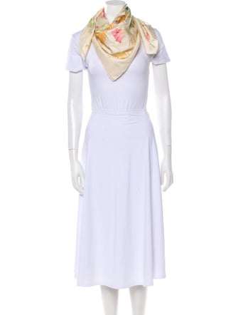 Salvatore Ferragamo Silk Printed Scarf