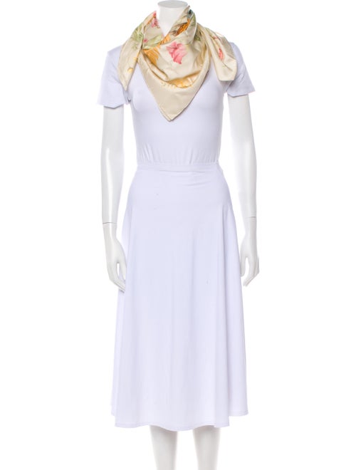 Salvatore Ferragamo Silk Printed Scarf