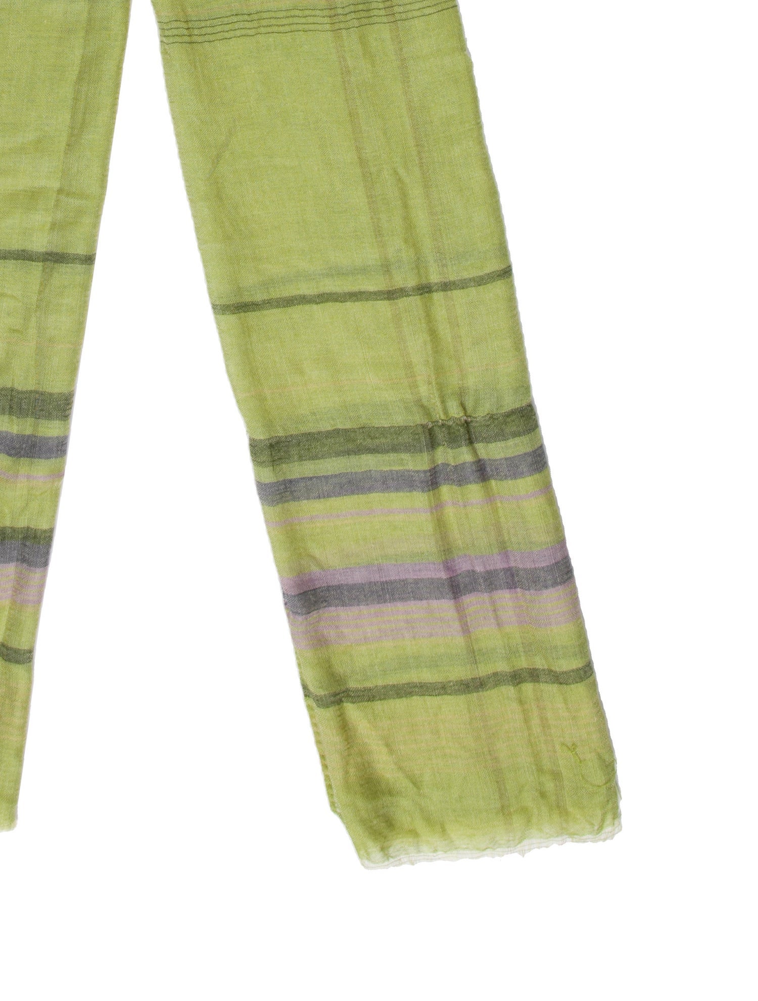 Salvatore Ferragamo Cashmere Striped Scarf