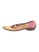 Salvatore Ferragamo Leather Printed Ballet Flats