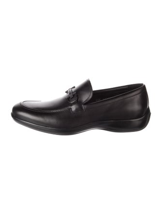 Salvatore Ferragamo Leather Monk Straps