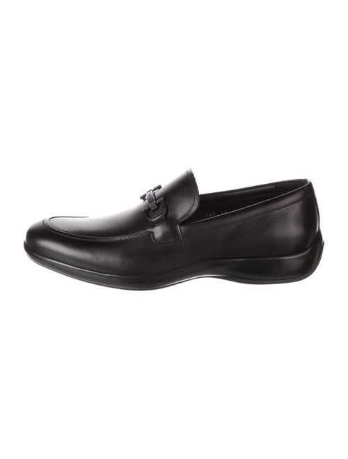 Salvatore Ferragamo Leather Monk Straps