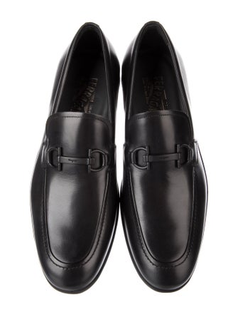 Salvatore Ferragamo Leather Monk Straps
