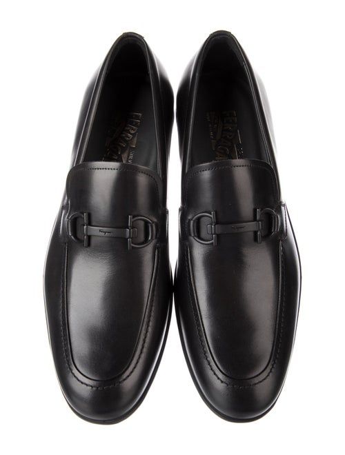 Salvatore Ferragamo Leather Monk Straps