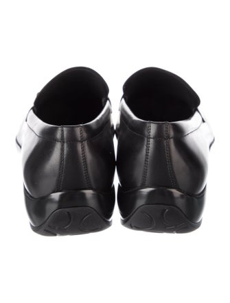 Salvatore Ferragamo Leather Monk Straps