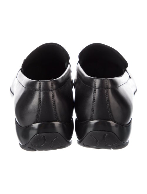 Salvatore Ferragamo Leather Monk Straps