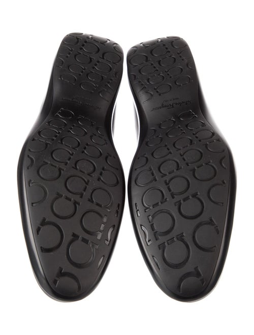 Salvatore Ferragamo Leather Monk Straps