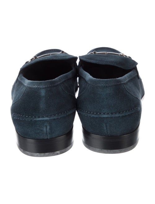 Salvatore Ferragamo Suede Monk Straps