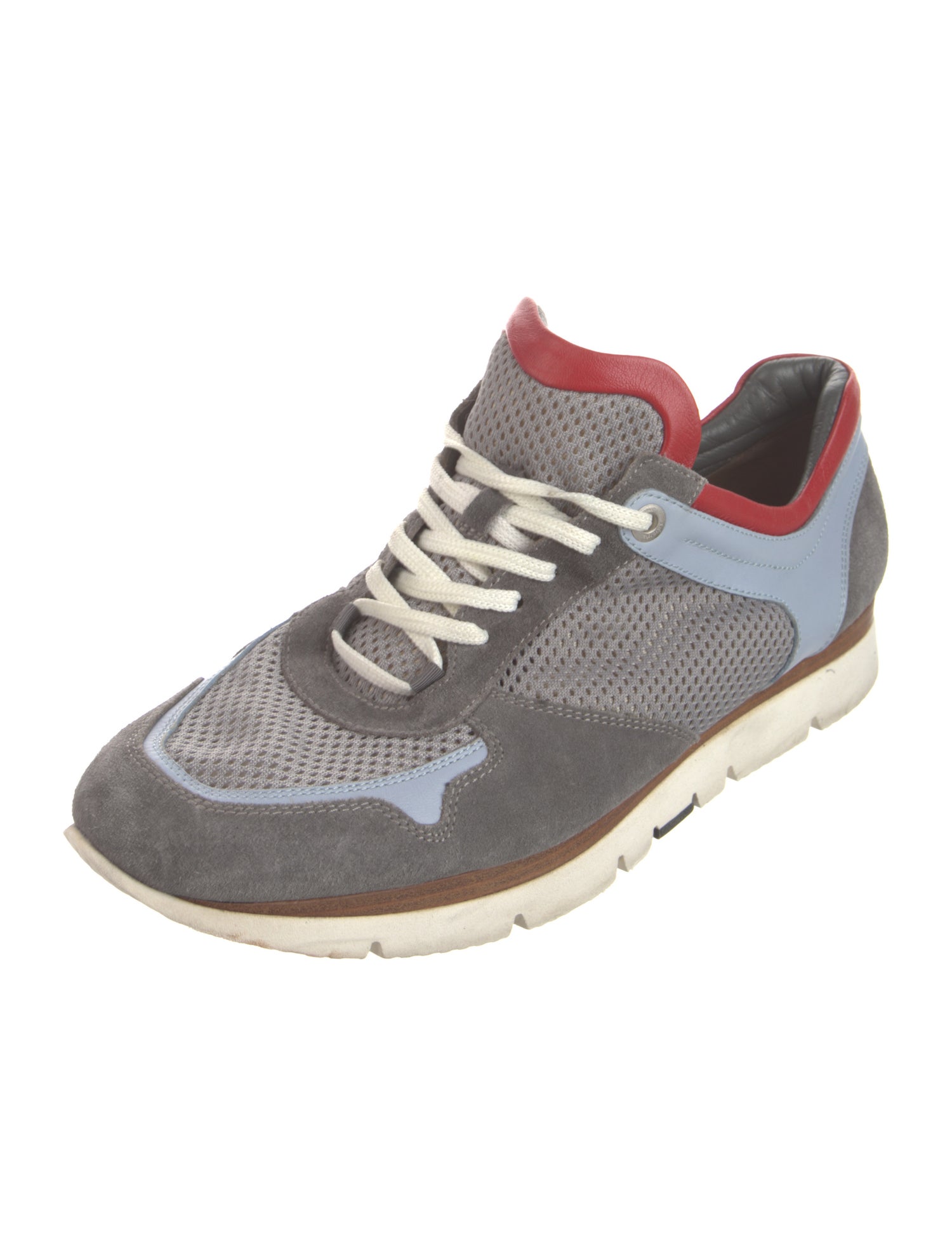 Salvatore Ferragamo Colorblock Pattern Sneakers