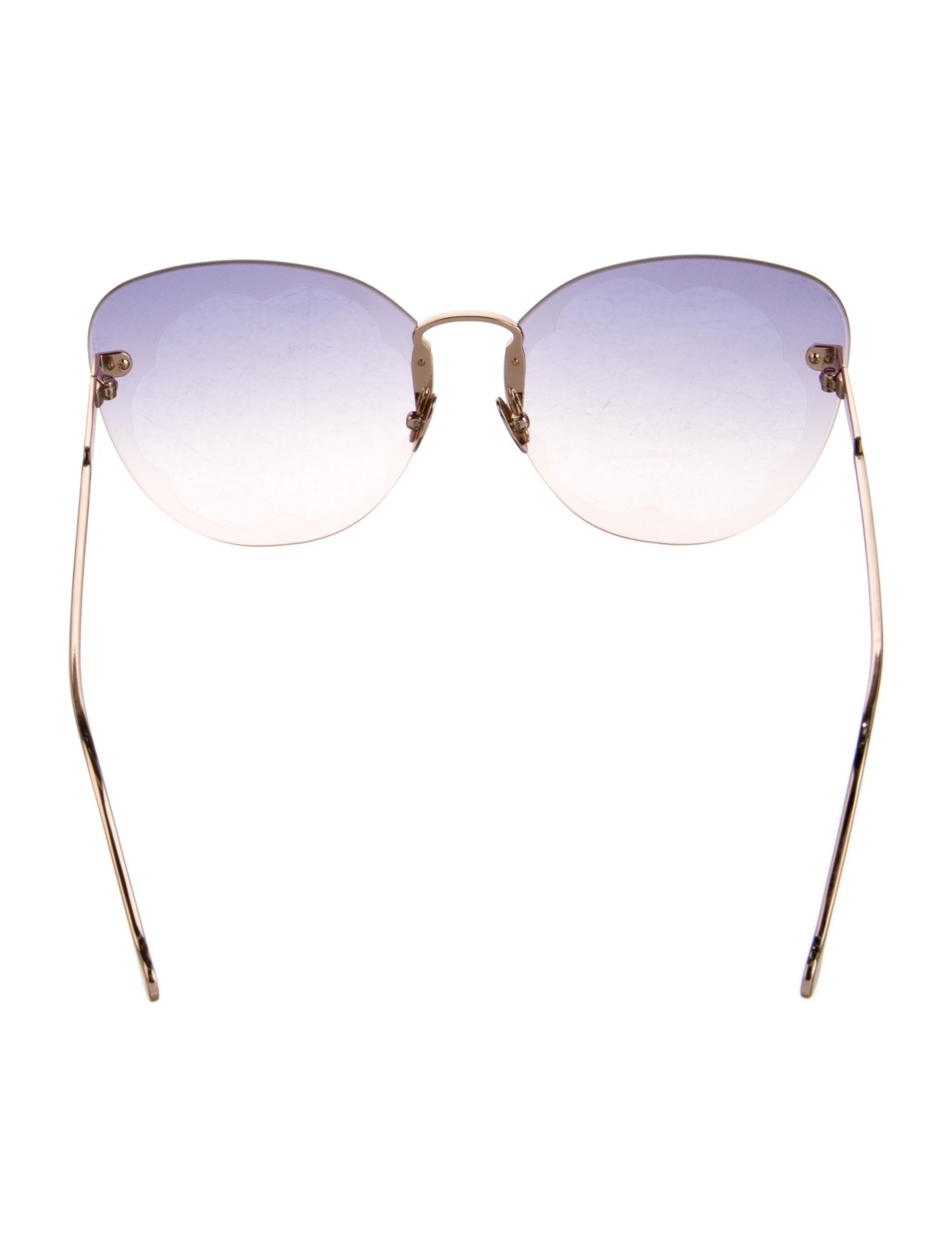 Salvatore Ferragamo Oversize Gradient Sunglasses