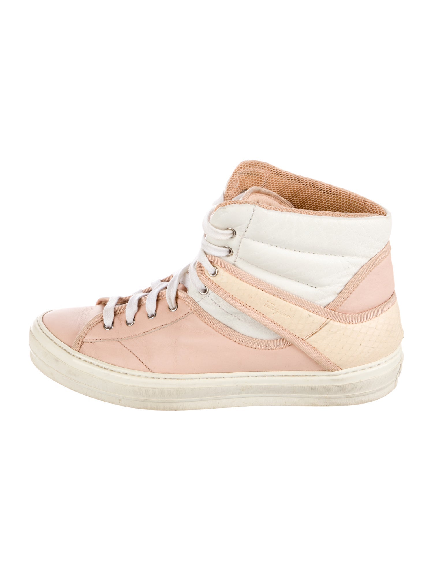 Salvatore Ferragamo Suede Wedge Sneakers