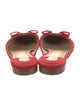 Salvatore Ferragamo Vara Bow Accent Suede Mules