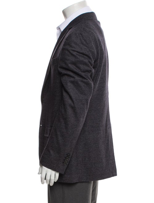 Salvatore Ferragamo Plaid Print Blazer