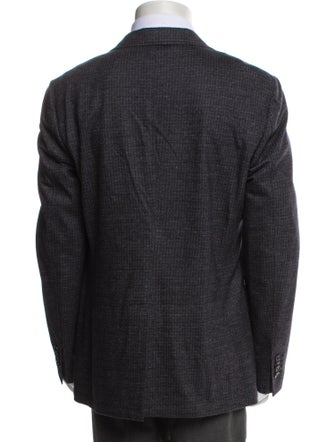 Salvatore Ferragamo Plaid Print Blazer